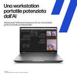 HP ZBook Fury G1i 16 inch Mobile Workstation PC Wolf Pro Security Edition - Data Science Intel Core Ultra 7 255HX 40,6 cm (16") WUXGA 32 GB DDR5-SDRAM NVIDIA RTX PRO 3000 Blackwell Wi-Fi 7 (802.11be) Windows 11 Pro AI Workstation, AI PC