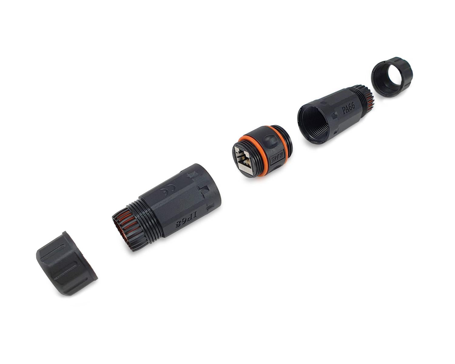 Equip 221162 adattatore per inversione del genere dei cavi RJ-45 Nero Arancione