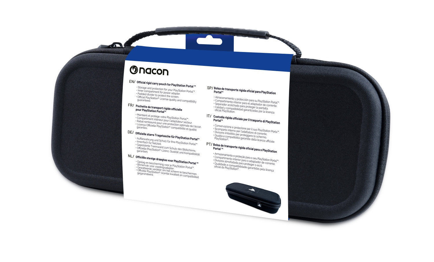 NACON PSOFPORTPOUCH custodia per console portatile Valigia da viaggio Sony Nero