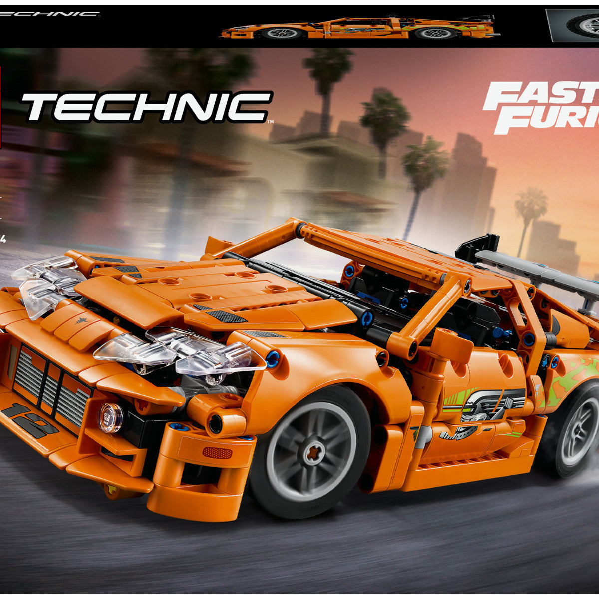 LEGO Technic Fast and Furious Toyota Supra MK4 42204 Set 810 Pezzi 9 Anni