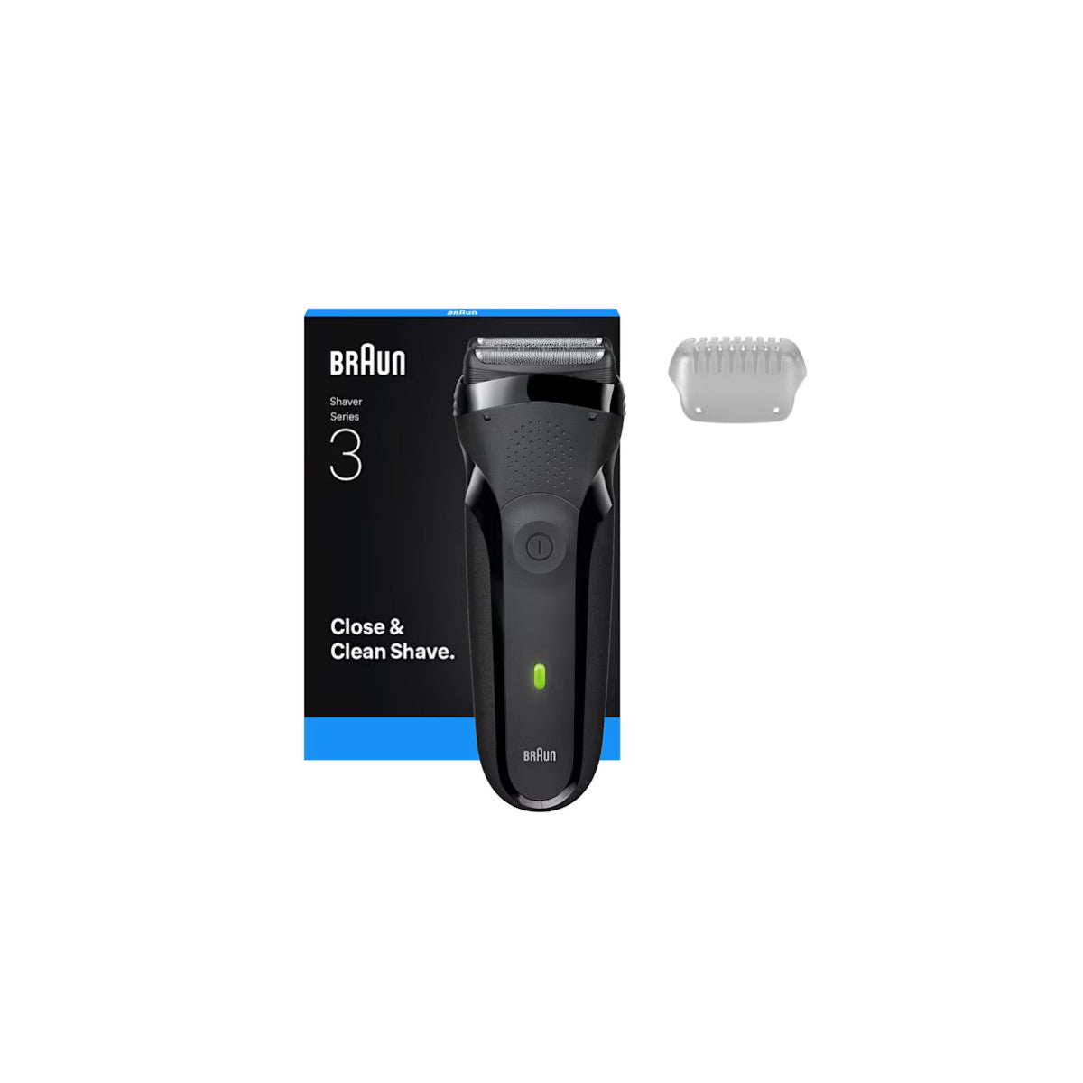 Braun Series 3 300S Rasoio Trimmer Nero