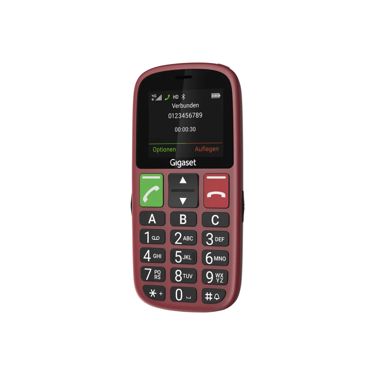 Gigaset GL30 5,59 cm (2.2") 106 g Rosso Telefono per anziani