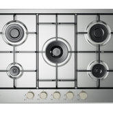 De'Longhi YLG 75 F Piano Cottura a Gas da Incasso 5 Fuochi 75 cm Acciaio Inox