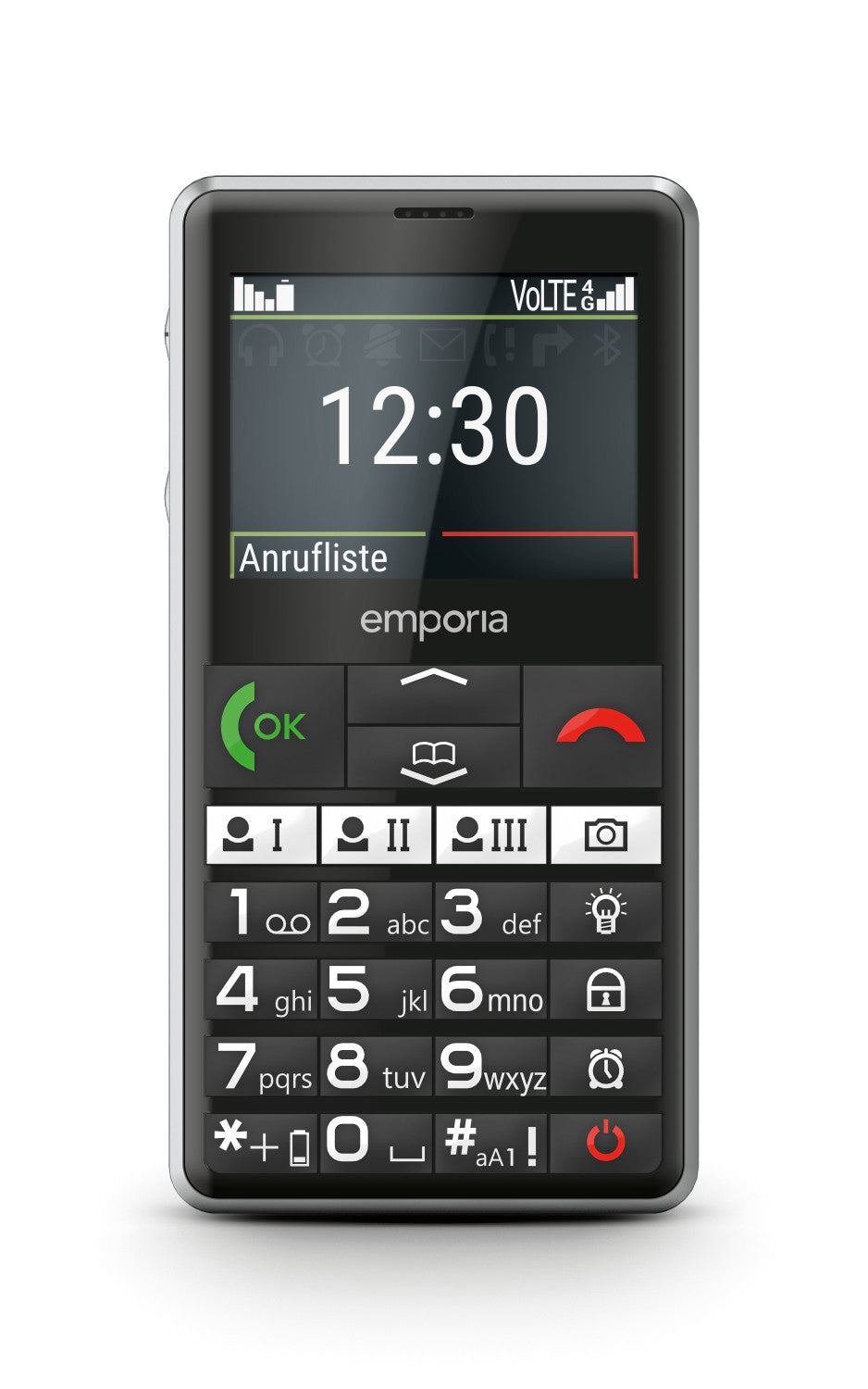Emporia emporiaPURE-LTE 5,87 cm (2.31 pollici) 107 g Nero Telefono per anziani