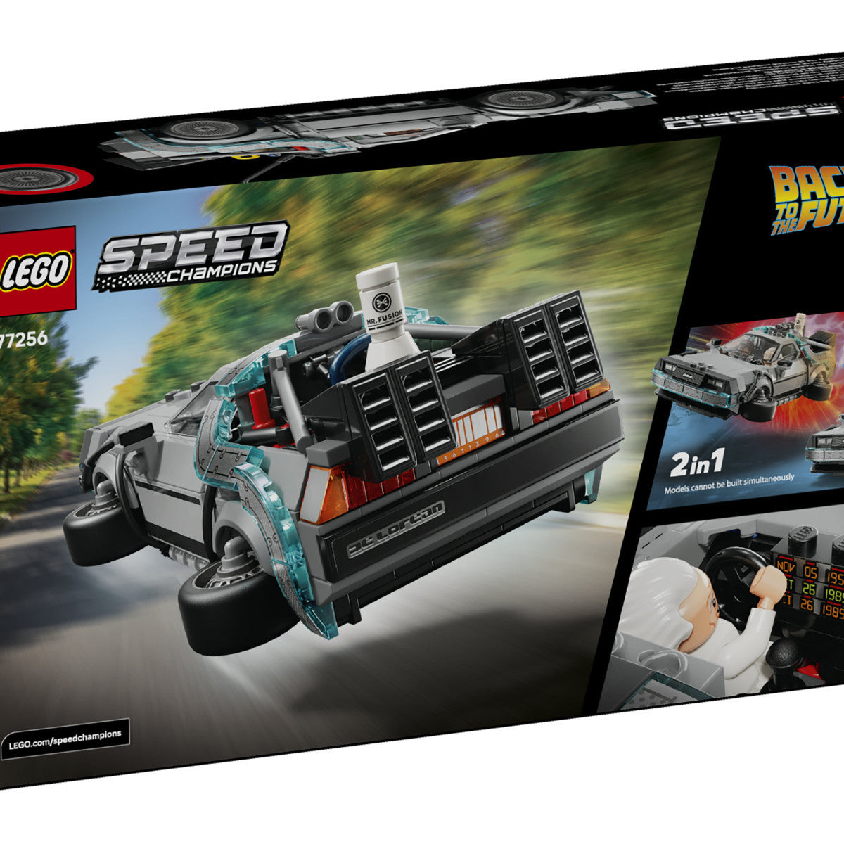 LEGO Speed Champions Macchina del Tempo di Ritorno al Futuro 77256