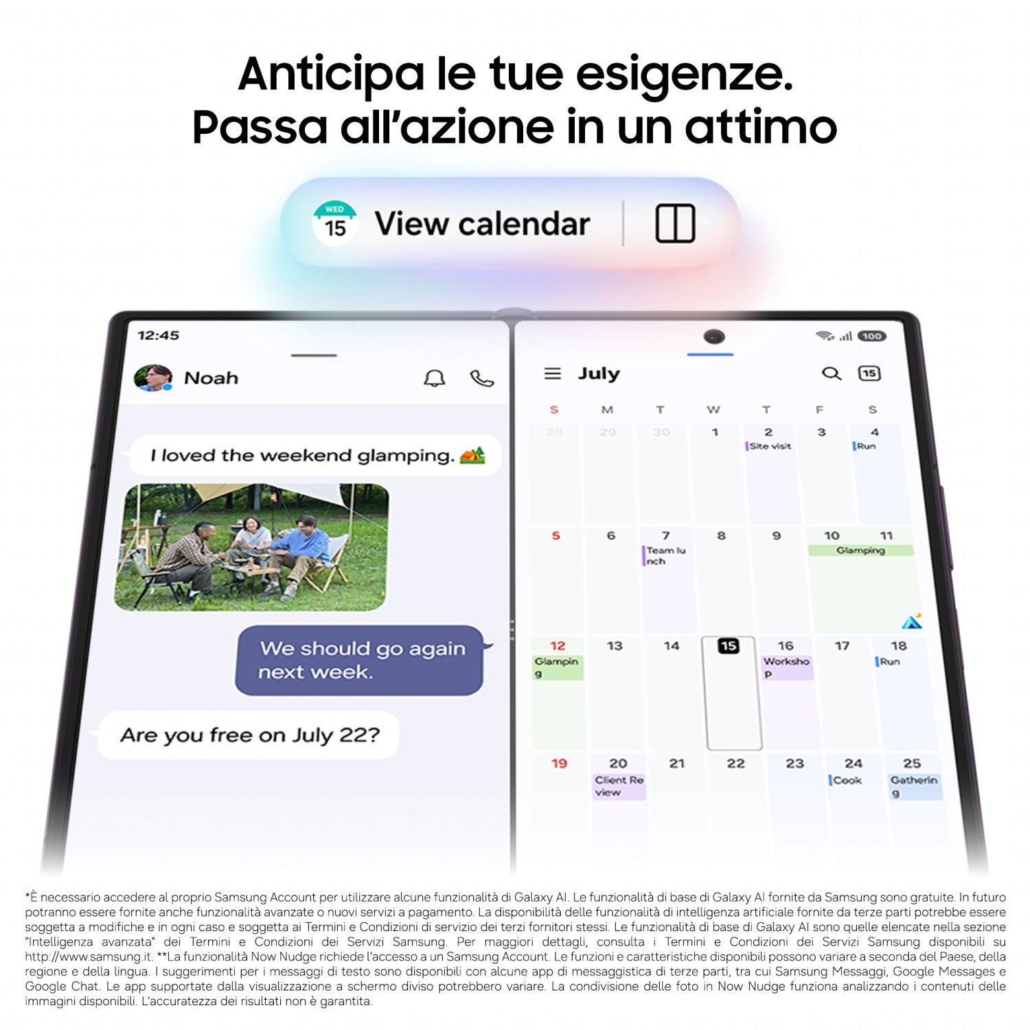 Samsung Galaxy Z Fold8 Ultra , 512GB, Violet Shadow, Processore Potente, Batteria 5000 mAh, Multischermo, RAM 12GB, Camera 200 MP, Now Nudge, Assistente Foto