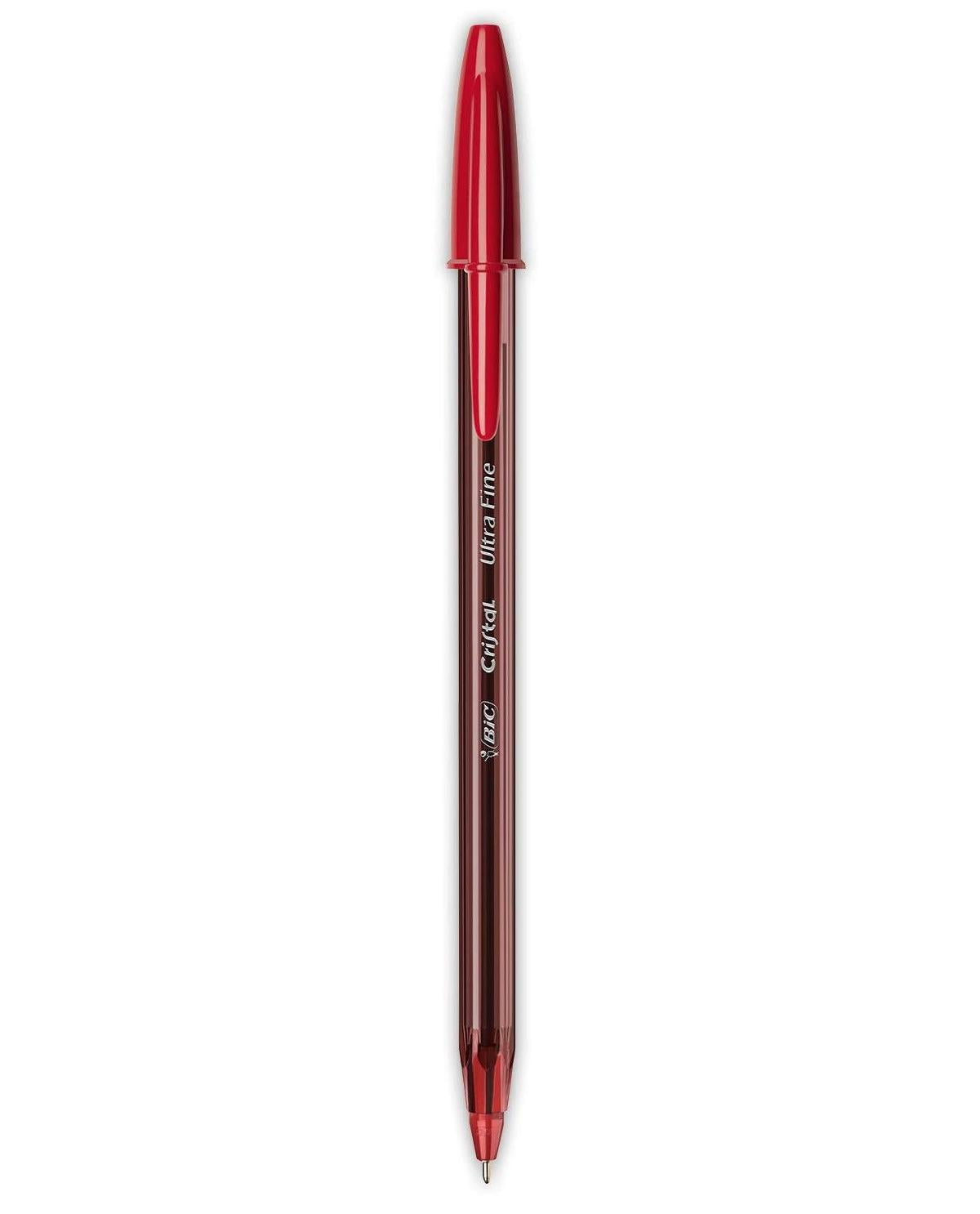 BIC Cristal Exact Rosso Penna a sfera Ultra sottile 20 pz