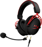 HyperX Cloud Alpha da Gaming Headset Cuffie Cablato a Padiglione Nero Rosso