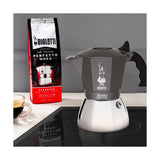 Bialetti Brikka Induction Moka Nero, Acciaio inox
