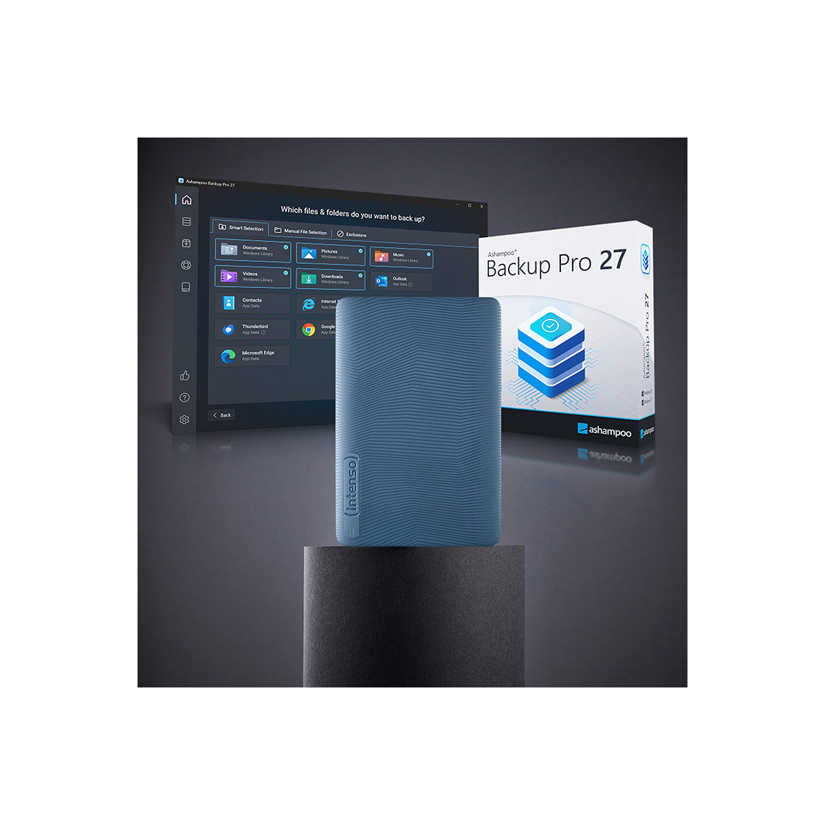 Intenso Memory Safe disco rigido esterno 2 TB, blu