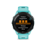 Garmin Forerunner 265 3,3 cm (1.3 pollici) AMOLED 46 mm Digitale 416 x 416 Pixel Touch screen Nero, Blu Wi-Fi GPS (satellitare)