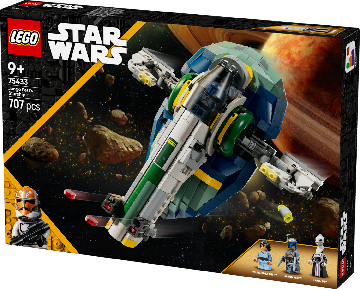 LEGO Star Wars Astronave di Jango Fett Set 75433 707 Pezzi 9 Anni