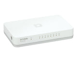 D-Link GO-SW-8G/E switch di rete Non gestito Gigabit Ethernet (10/100/1000) Bianco
