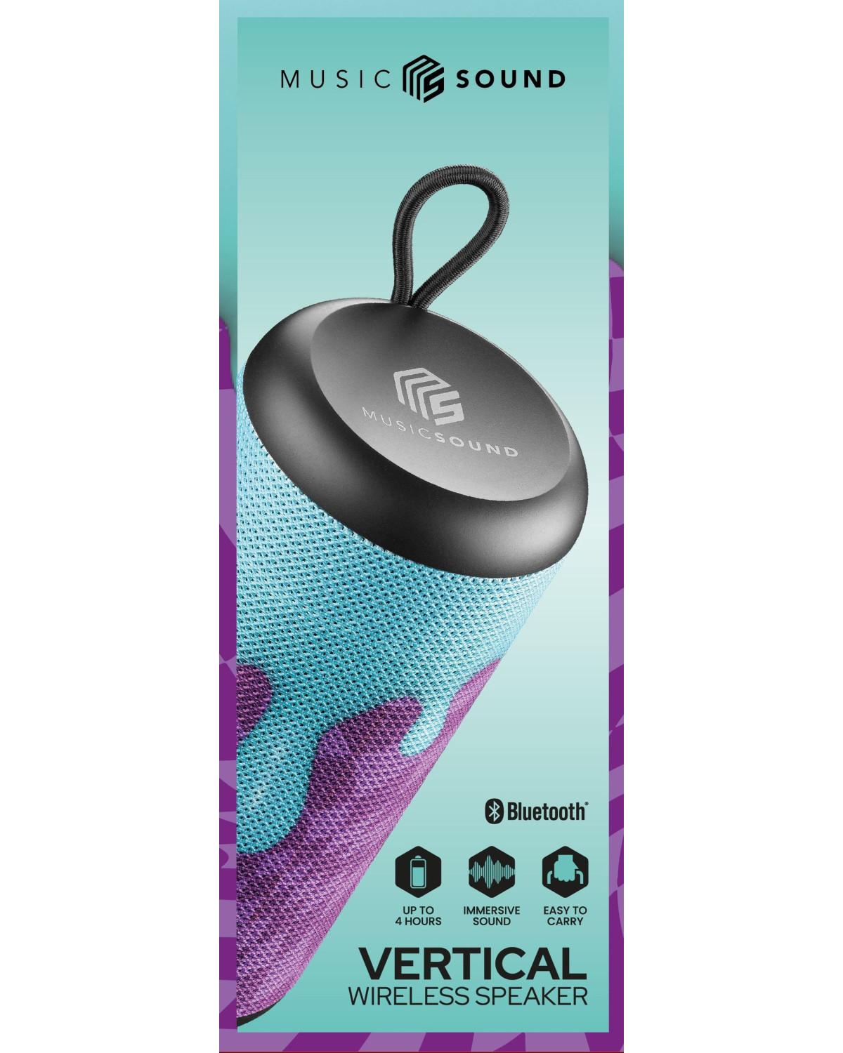 Music Sound Vertical Speaker Bluetooth 5W Fluid