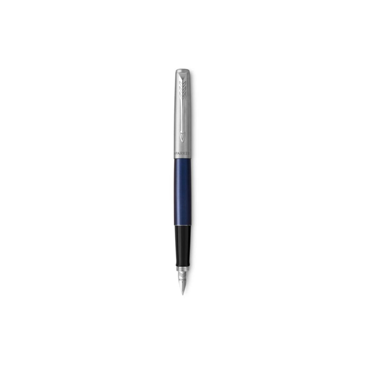 Parker Jotter penna stilografica Nero, Blu, Acciaio inossidabile 1 pz