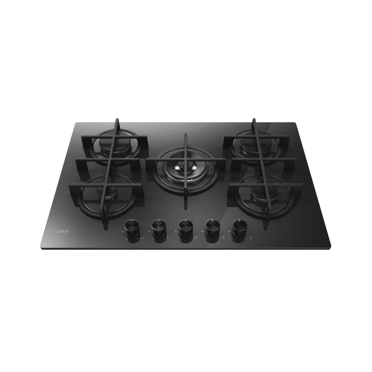 Candy CVG74WTB Nero Da incasso 75 cm Gas 5 Fornelli
