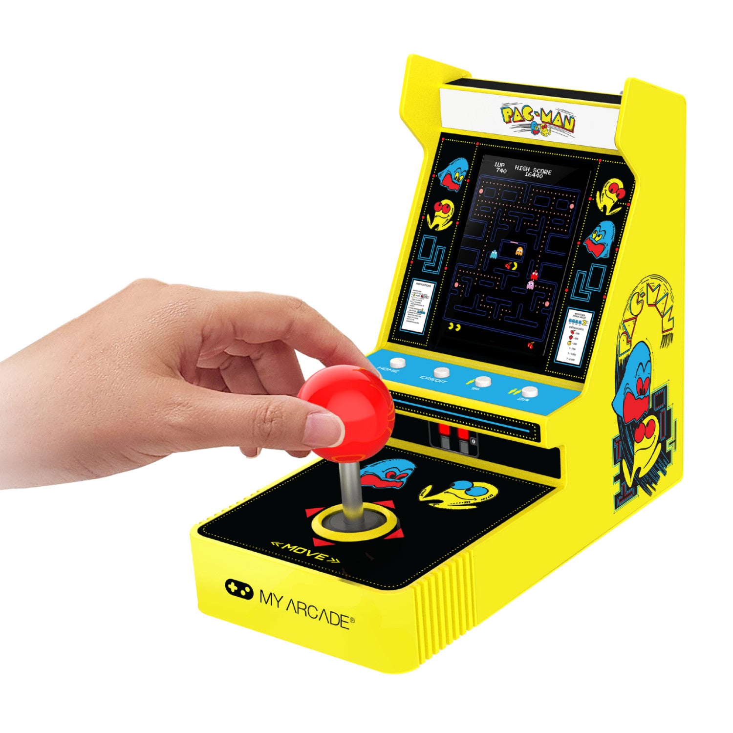 My Arcade DGUNL-7073 console da gioco portatile 8,89 cm (3.5") Nero, Giallo