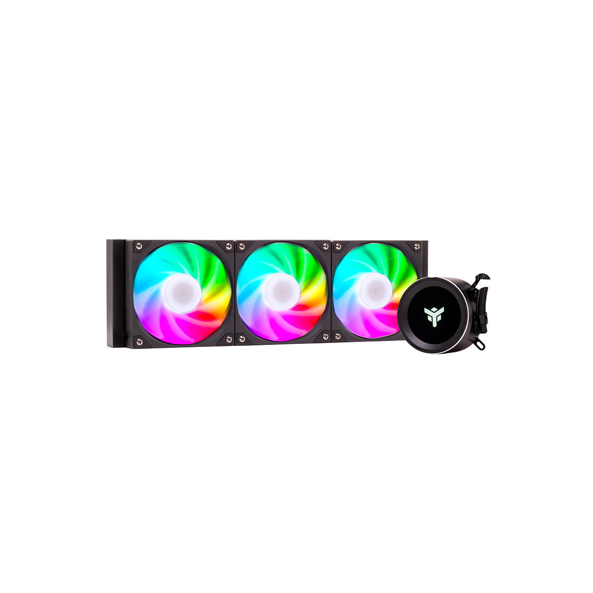 itek ARCTIC SPHERE LCD 360 Processore Kit di raffreddamento a liquido 12 cm Nero 1 pz