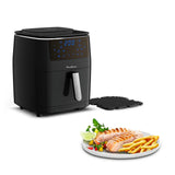 Moulinex AL2018 Friggitrice ad Aria 6,5L, Friggitrice ad Aria Calda, Colore Nero