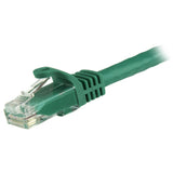 StarTech.com Cavo patch CAT6 da 7,5 m - Filo di rame al 100 - Connettore antistrappo - Verde