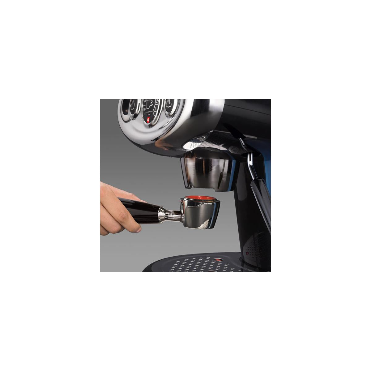 Macchina per Caffe' Francis e Francis X7.1 Manuale 1050 W 1 L Rosso Acciaio Inossidabile
