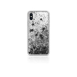 White Diamonds Sparkle custodia per cellulare 14,7 cm (5.8") Cover Argento, Trasparente