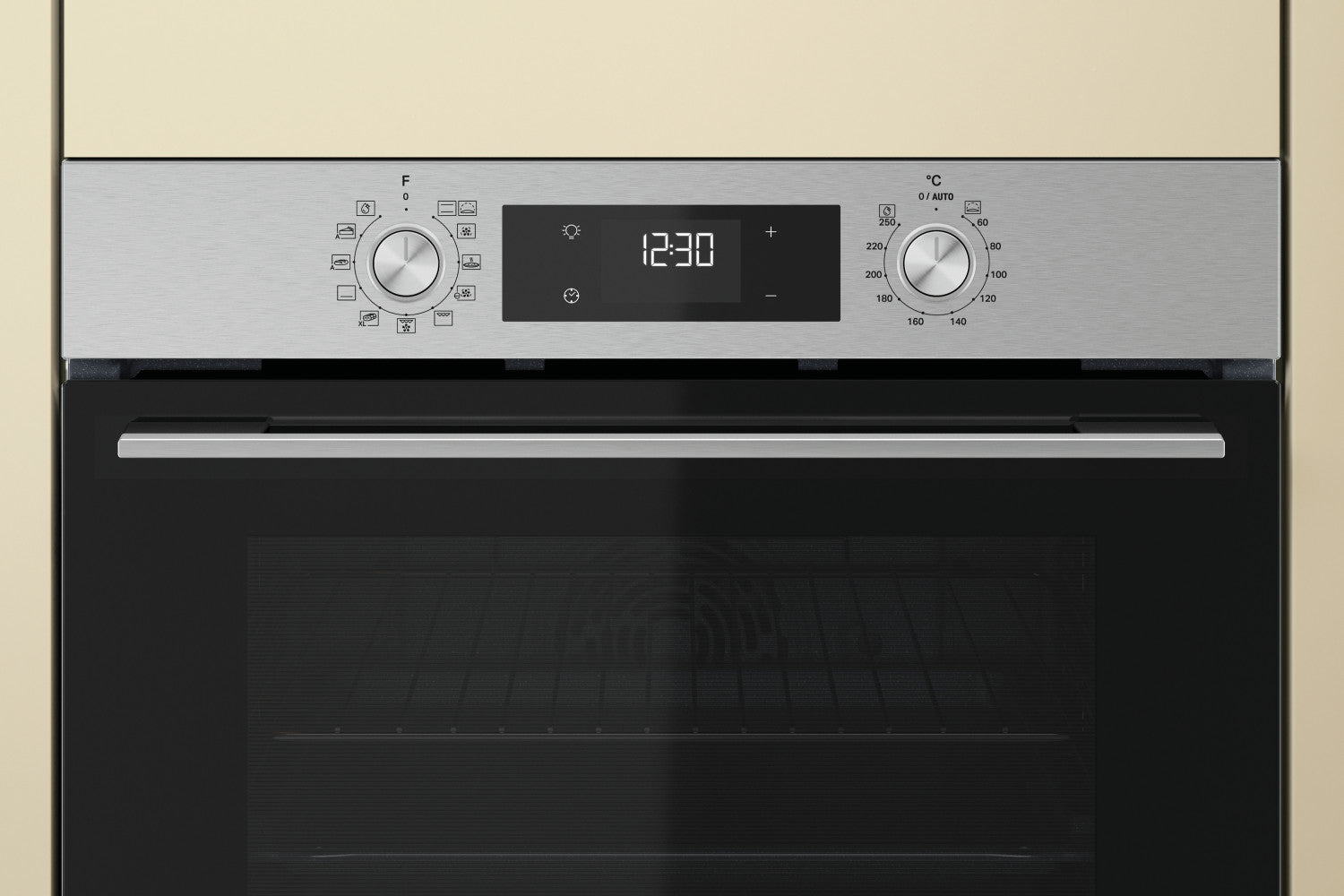 Whirlpool OMK58HU0X forno 71 L Nero, Acciaio inox