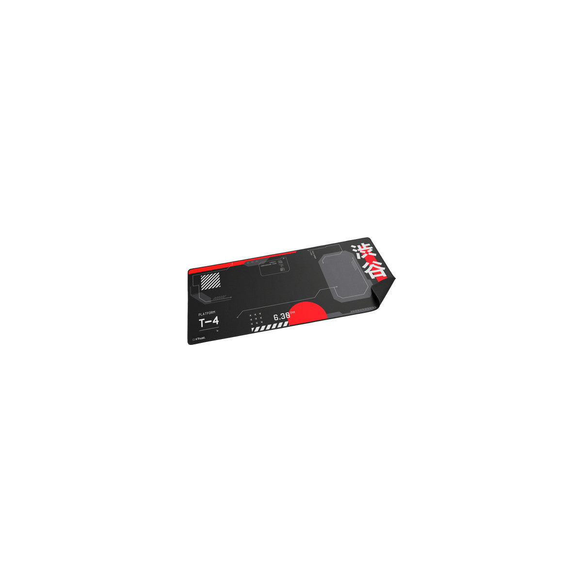 Trust GXT 759 XXL Tappetino per mouse per gioco da computer Nero, Rosso