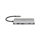 D-Link DUB-M810 replicatore di porte e docking station per laptop Cablato USB 3.2 Gen 1 (3.1 Gen 1) Type-C Argento