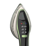 Imetec Steam Easy, ferro da stiro portatile verticale, stira in verticale e orizzontale, piastra ceramica, tripla regolazione di vapore e temperatura, display digitale, pronto in 30pollici, 1200 Watt
