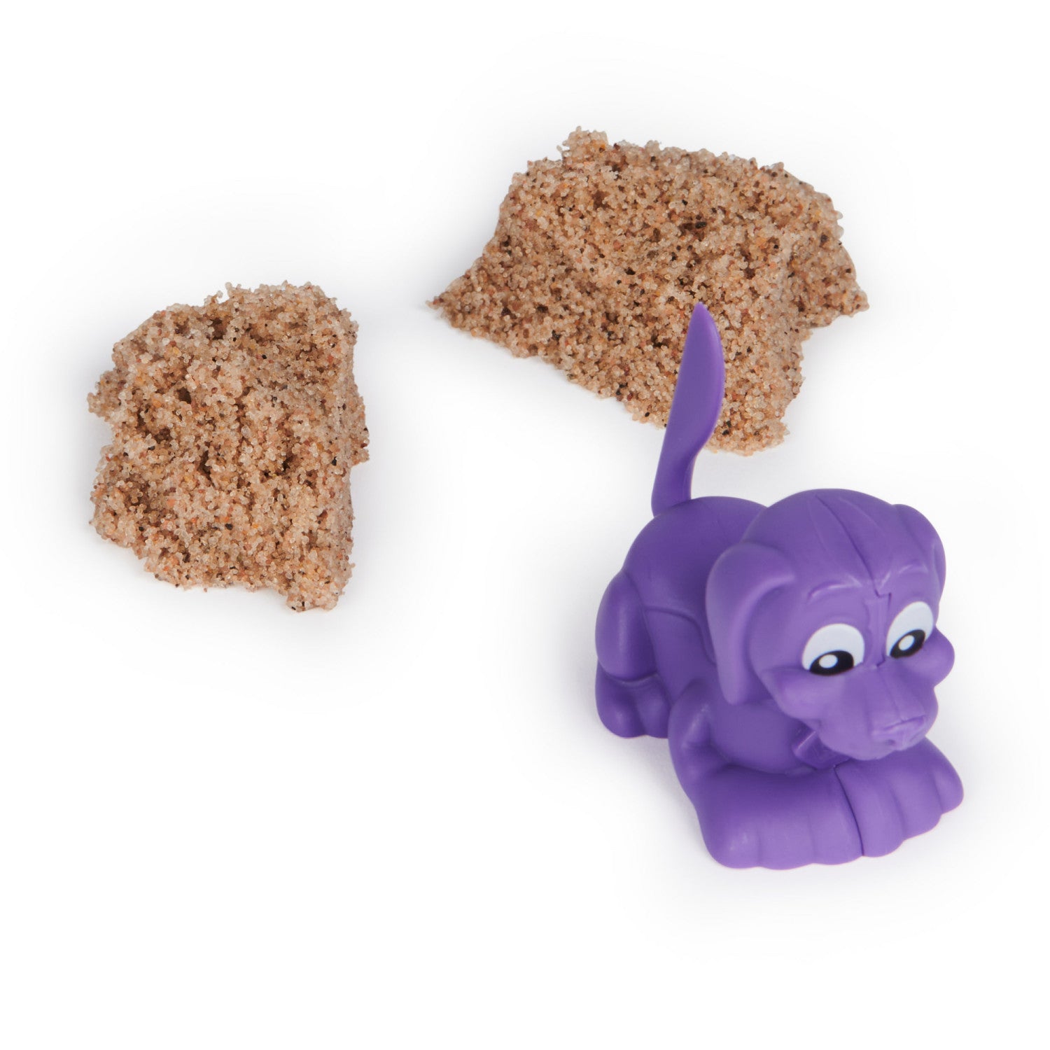 Kinetic Sand , Mini Cagnolino, 170g di Sabbia Cinetica Naturale, 1 Cagnolino a Sorpresa, 2 Accessori, Custodia a Forma di Cuccia. Giocattoli per Bambini e Bambine, 3
