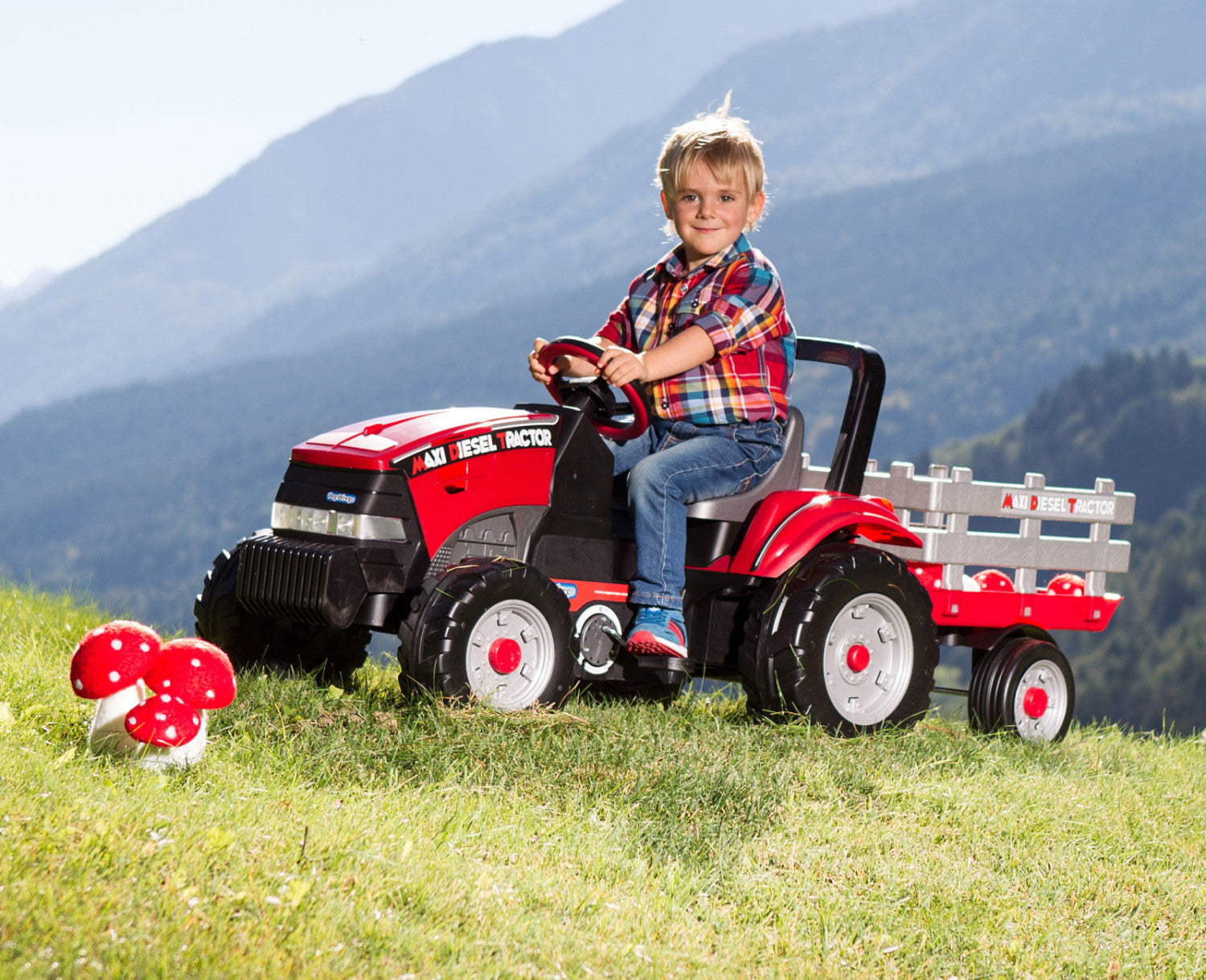 Peg Perego Maxi Diesel Tractor Trattore cavalcabile