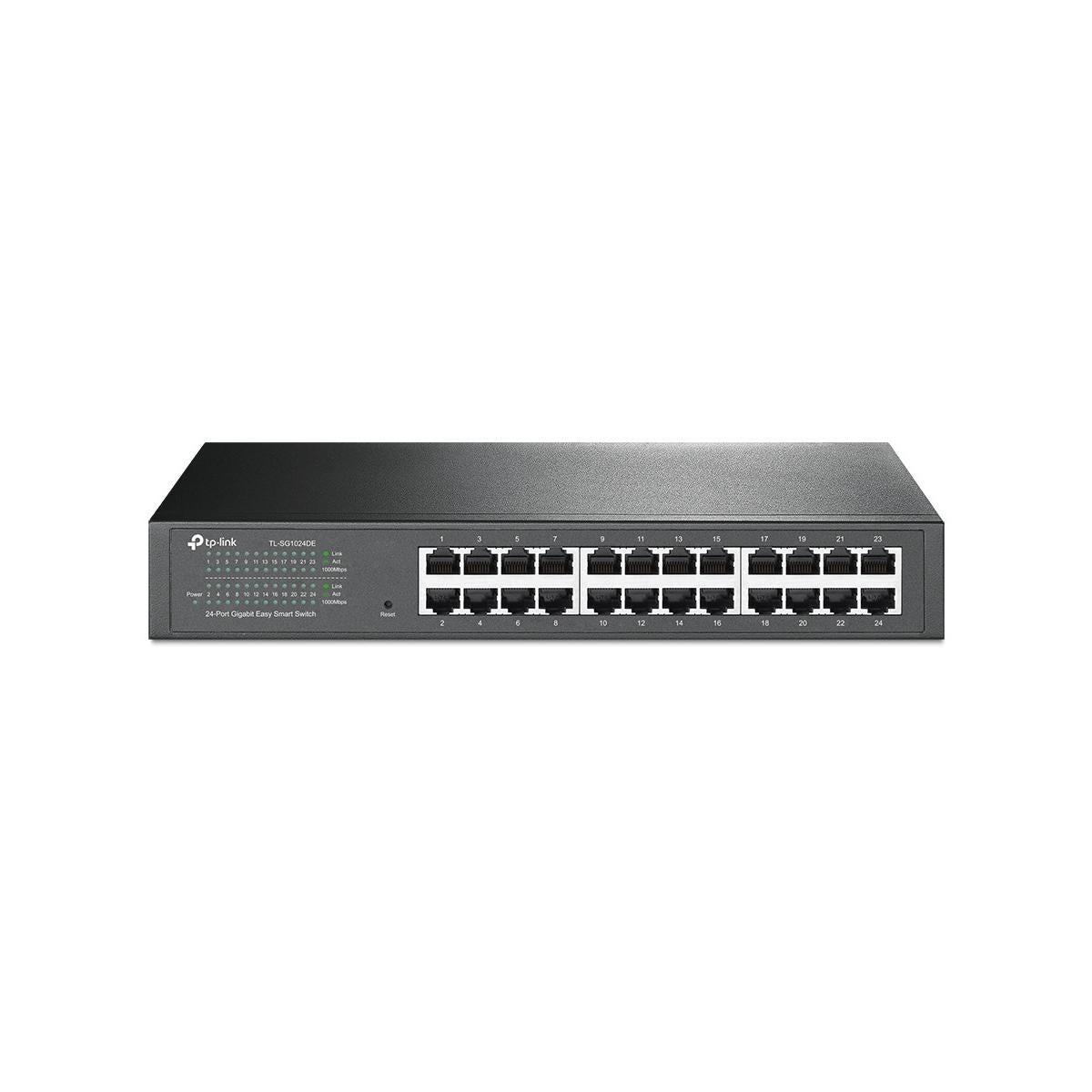 TP-Link TL-SG1024DE Gestito L2 Gigabit Ethernet (10/100/1000) 1U Nero