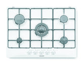 Glem Gas GT755WH Piano Cottura a Gas da Incasso 70 cm 5 Fuochi Bianco