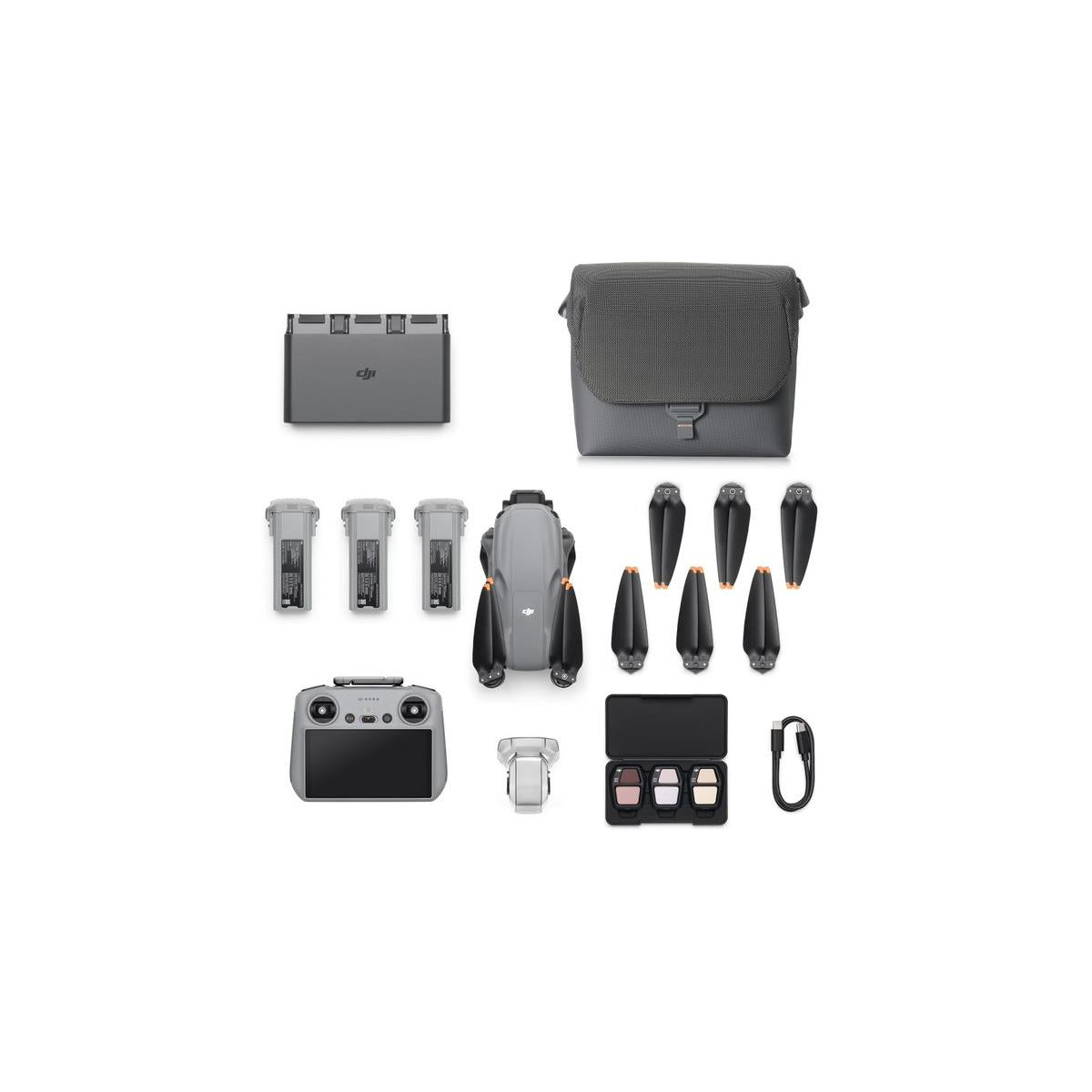 DJI Air 3s Fly More Combo 4 rotori Quadrirotore 50 MP 3840 x 2160 Pixel 4276 mAh Grigio