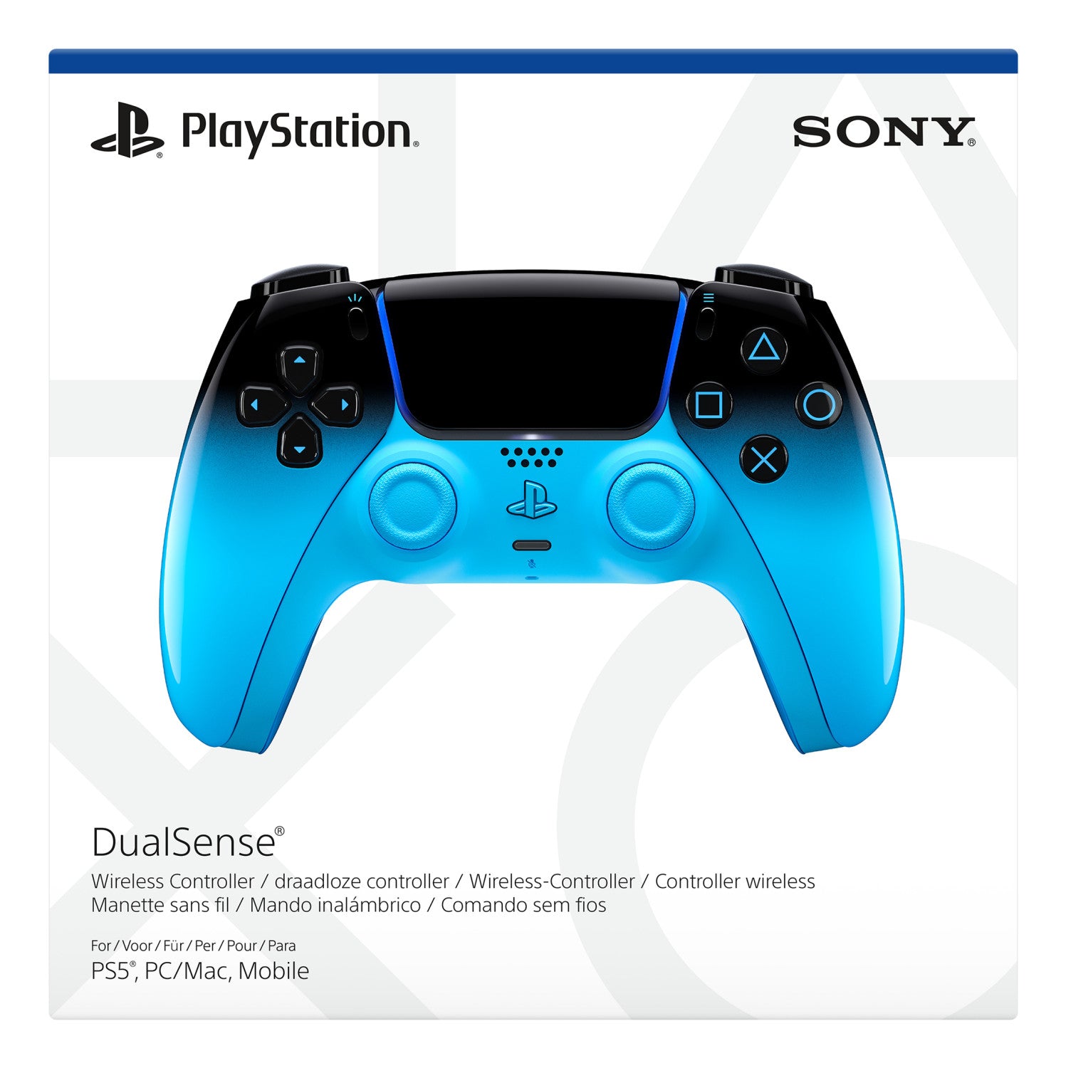 Sony DualSense Blu Bluetooth/USB Gamepad Analogico/Digitale Android, MAC, PC, PlayStation 5, iOS