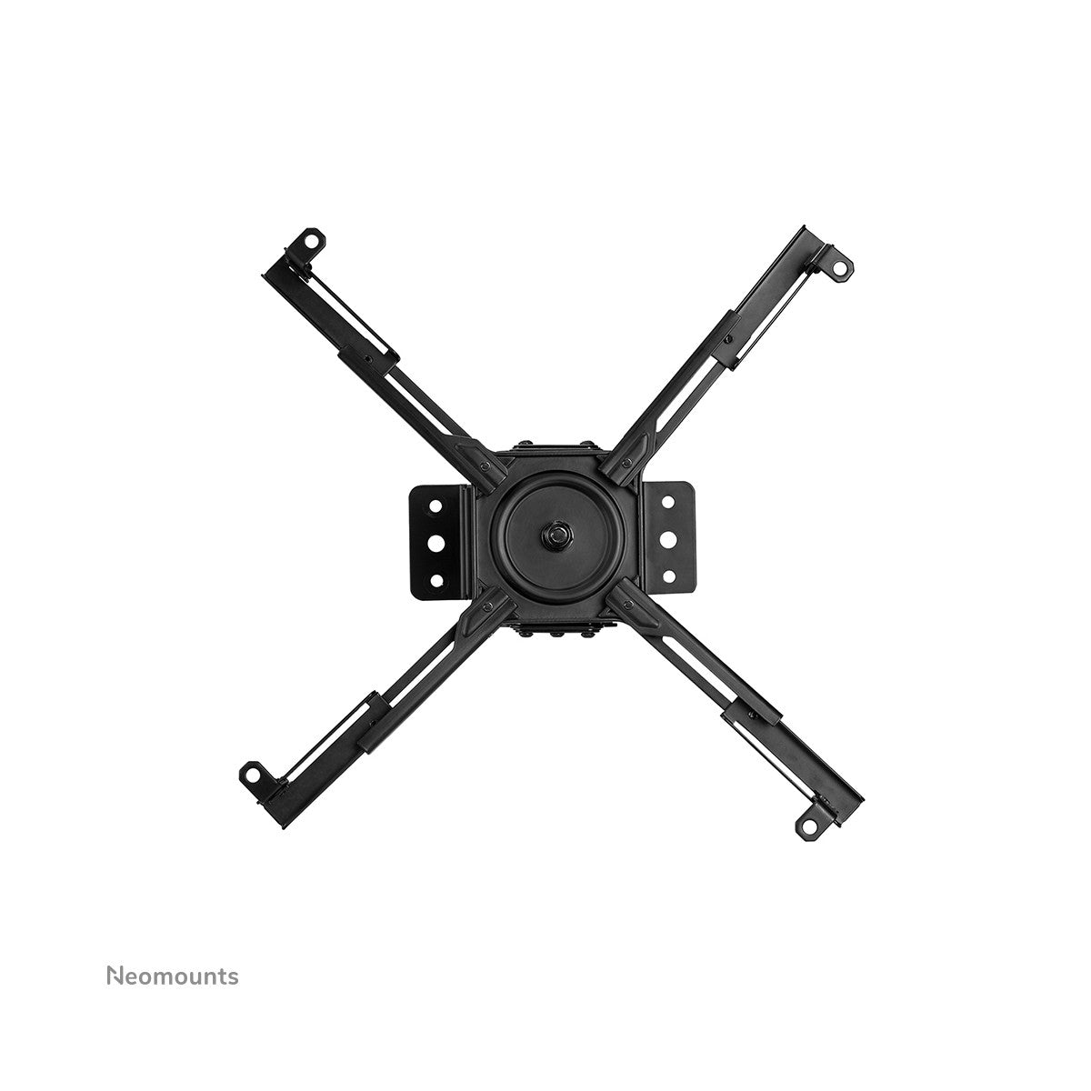 Neomounts CL25-530BL1 Supporto a soffitto beamer - alt. 25,5 cm - montaggio facile - mobilità completa