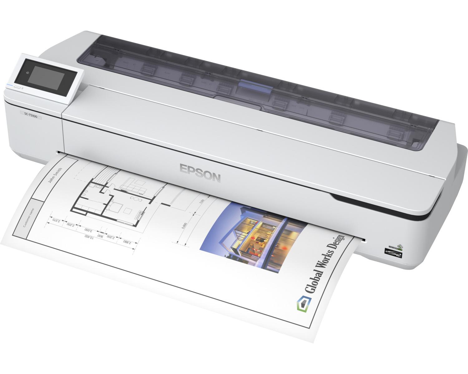 Epson SureColor SCT5100N StampanteGrandi Formati WiFi A Colori 2400 x 1200 DPI A0 841 x 1189 mm LAN