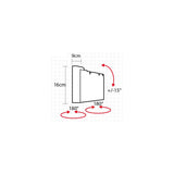 OMB Basic Staffa snodabile per Monitor Display 30 Pollici Nero