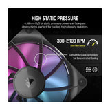 Corsair iCUE LINK RX120 RGB Case per computer Ventilatore 12 cm Nero 1 pz