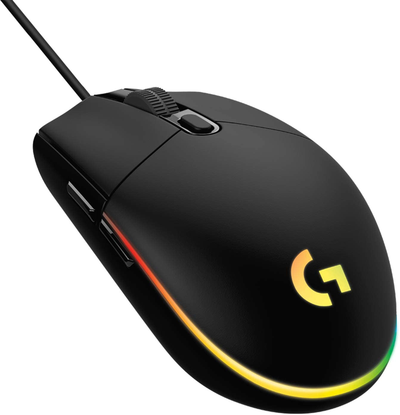 Logitech G G203 Lightsync Mouse USB Tipo A 8000 DPI Nero