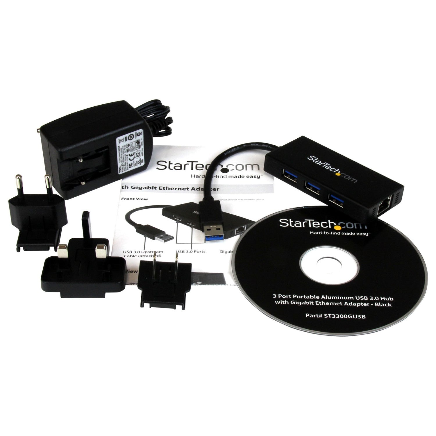 StarTech.com ST3300GU3B scheda di rete e adattatore 5000 Mbit/s