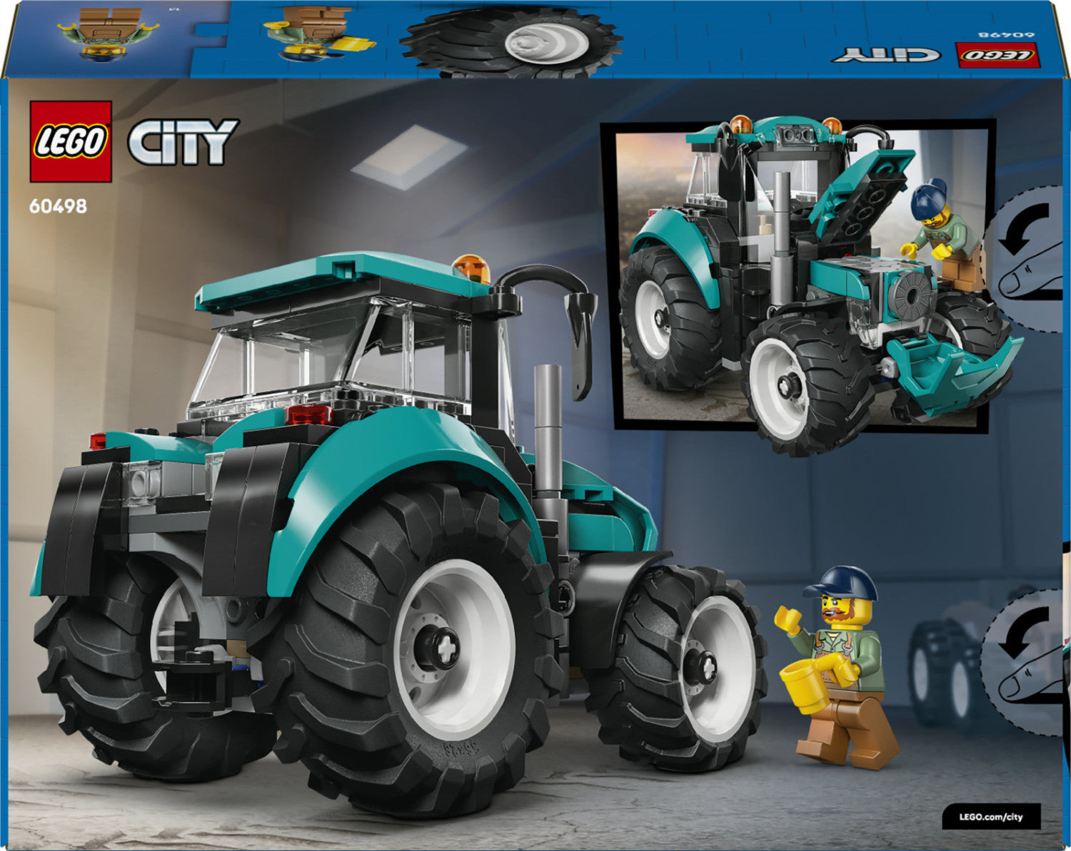 LEGO City Trattore 60498 Set da Costruzione 204 Pezzi con Minifigure per Bambini 6 Anni