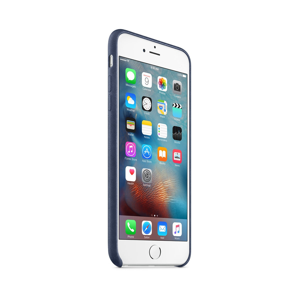 Apple Custodia in pelle per iPhone 6s Plus - Blu notte