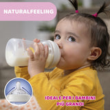 Chicco Natural Feeling biberon 330 ml Grigio