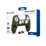 Nacon Bigben Guscio In Silicone Dualsense Camo Verde PS5 Con 2 Thumb Grips