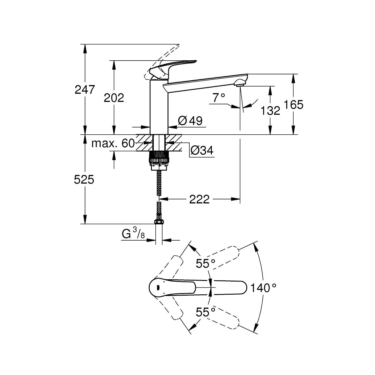 GROHE Via Cromo