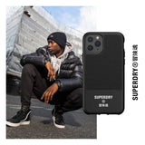 Superdry Cover Canvas per iPhone 12 Mini - Nero