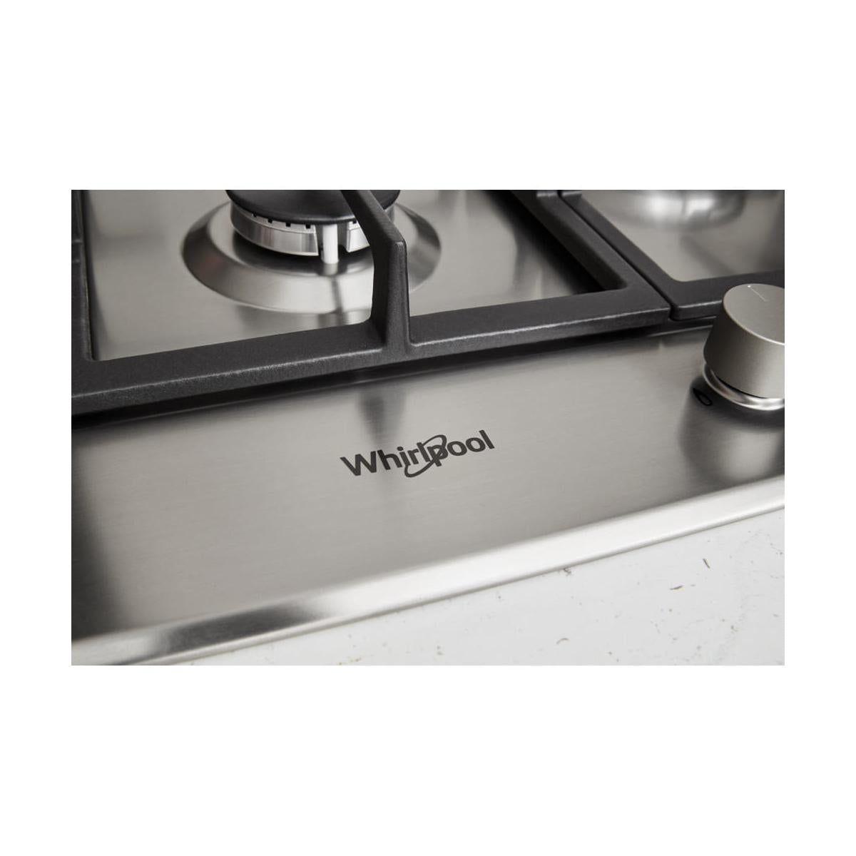 Whirlpool GMR 7522/IXL Piano Cottura Acciaio Da Incasso Gas 5 Fornelli