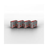 Lindy 40450 clip sicura Bloccaporte chiave USB tipo A Rosa Acrilonitrile butadiene stirene (ABS) 5 pz